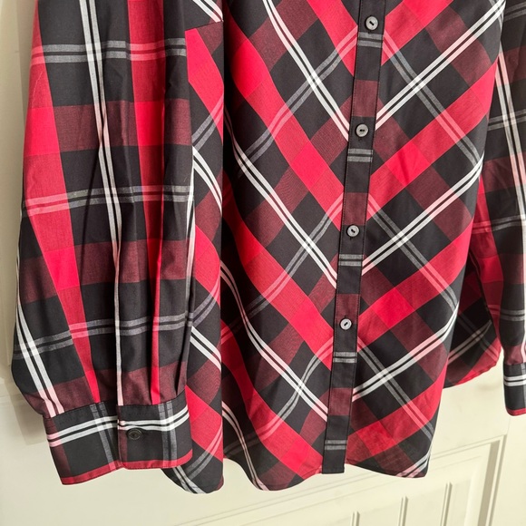 Foxcroft Tartan Blouse - Picture 7 of 8